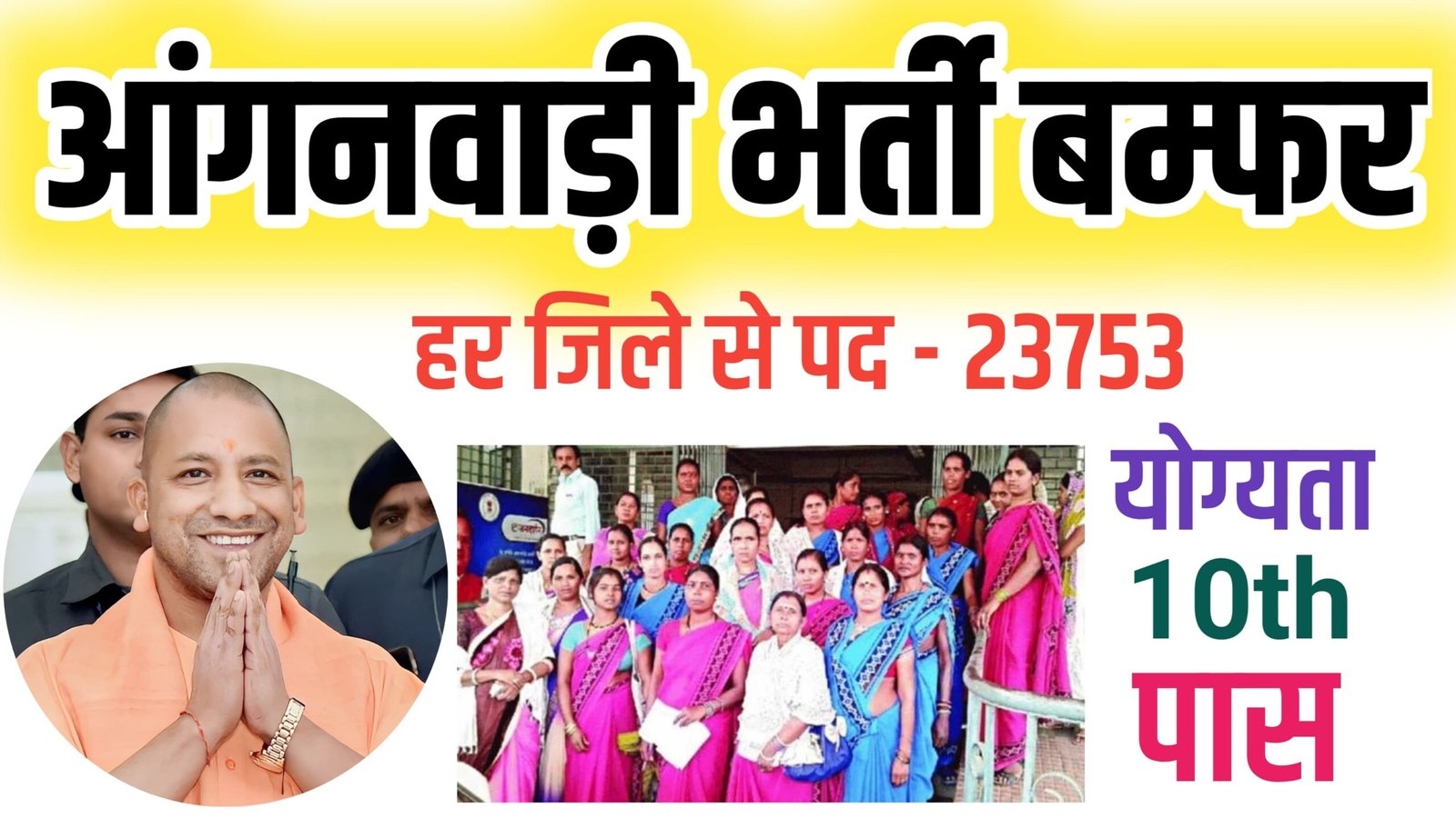 Up anganwadi bharti 2024