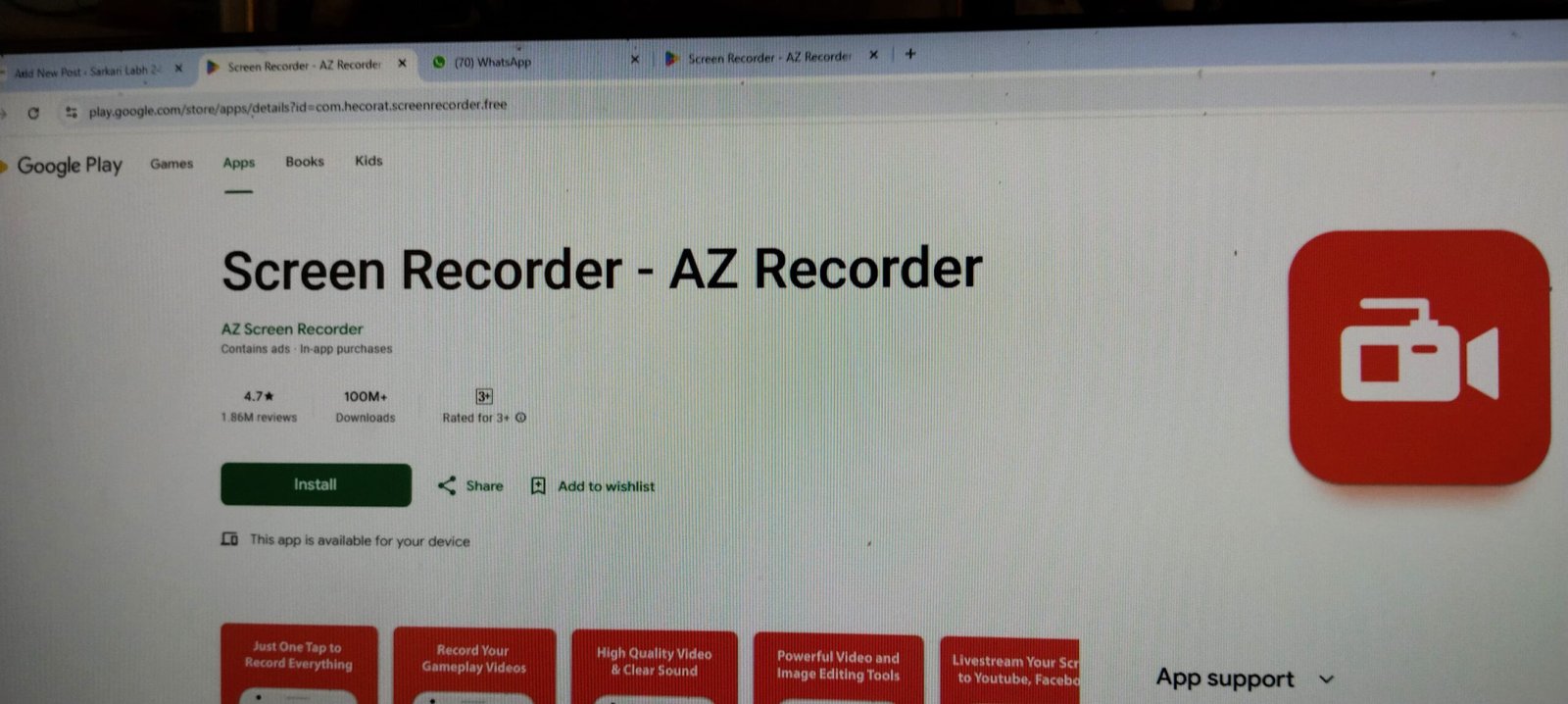 az screen recorder downlode